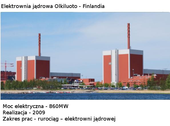 Olkiluoto, 2009 (rurociąg – elektrowni jądrowej)